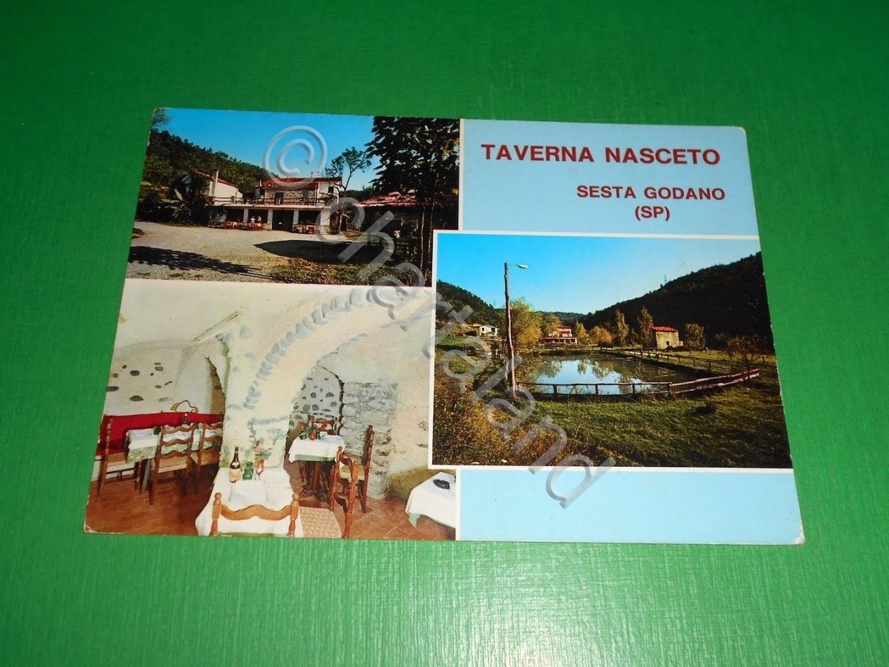 Cartolina Sesta Godano ( La Spezia ) - Taverna Nasceto …