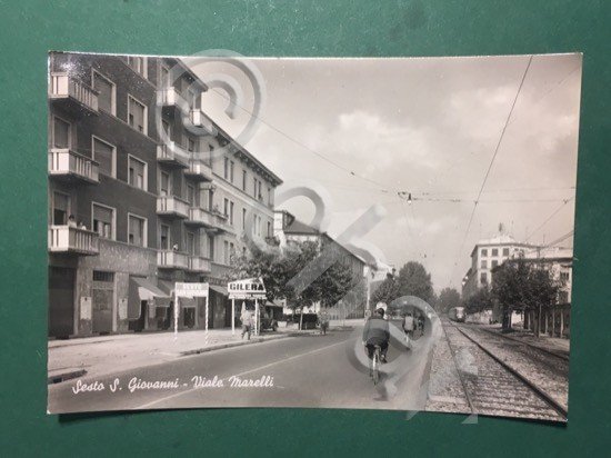 Cartolina Sesto S. Giovanni - Viale Marelli - 1960 ca.