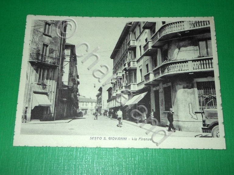 Cartolina Sesto San Giovanni - Via Firenze 1940 ca | Immagine Gallery 2