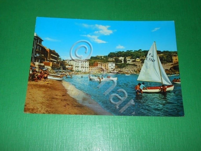 Cartolina Sestri Levante - Baia del Silenzio 1965 ca