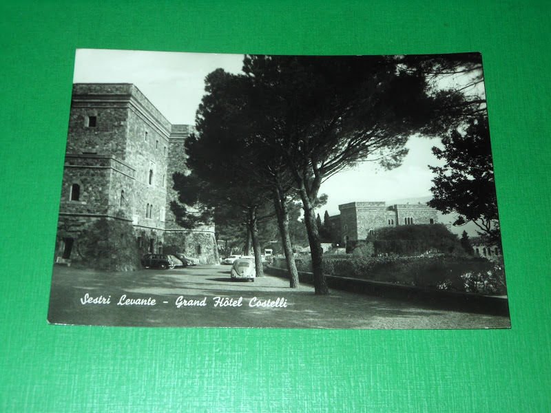 Cartolina Sestri Levante - Grand Hotel Castelli 1961.