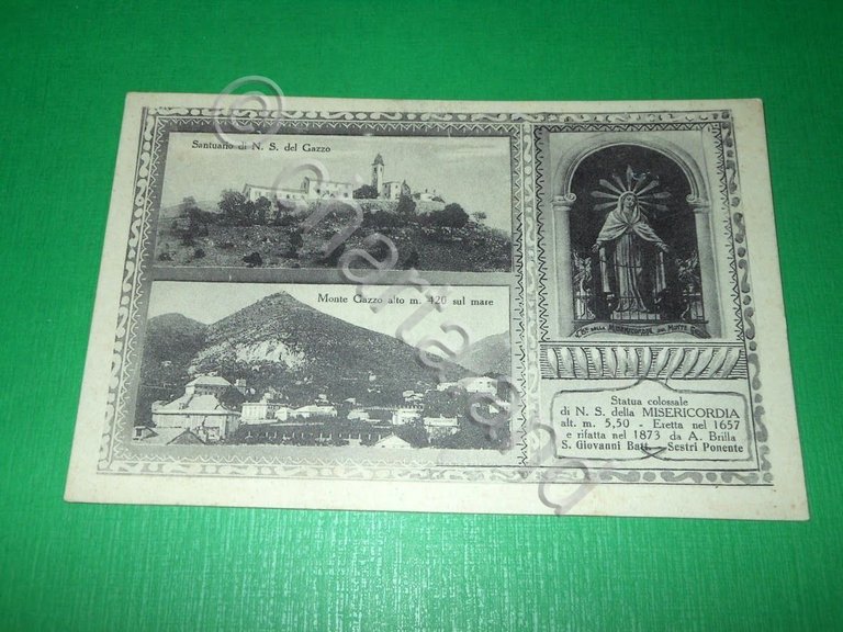 Cartolina Sestri Ponente - Monte Gazzo - Santuario di N. … | Immagine Gallery 2