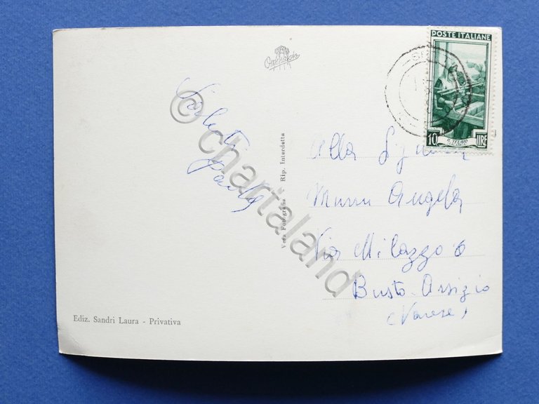 Cartolina Settimo Vittone - Parte Centrale con Ville - 1953 | Immagine Gallery 4