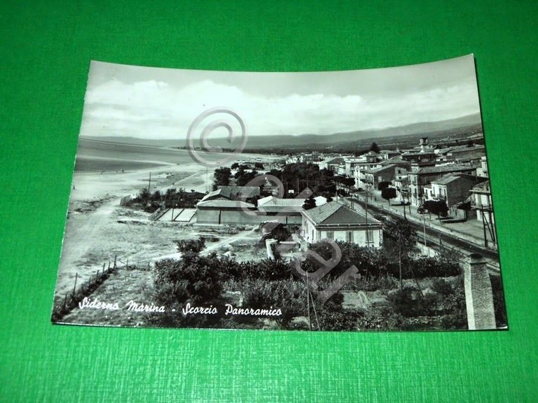 Cartolina Siderno Marina - Scorcio panoramico 1960 ca