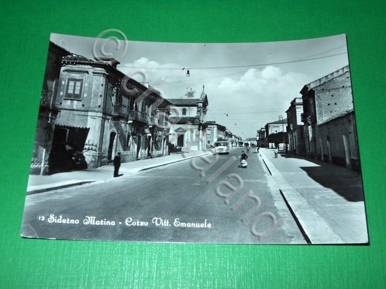 Cartolina Siderno Marina ( Reggio Calabria ) - Corso Vittorio …