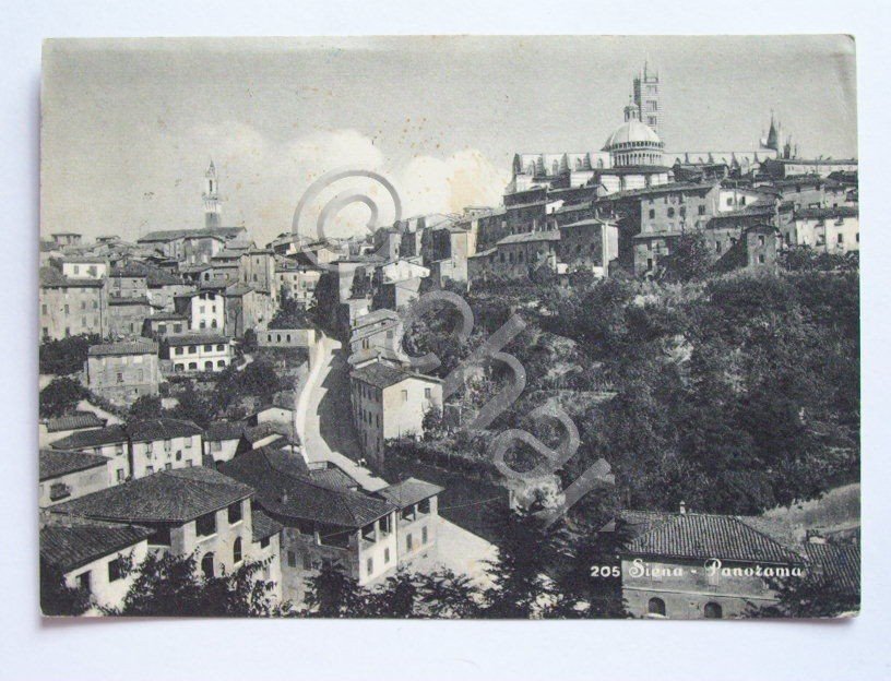 Cartolina Siena -- Panorama 1962.
