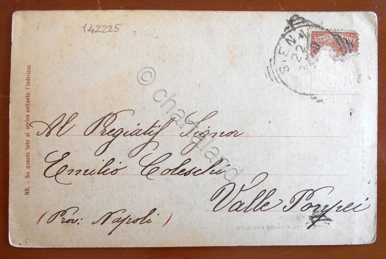 Cartolina Siena - Cappella del palazzo pubblico - 1905 ca
