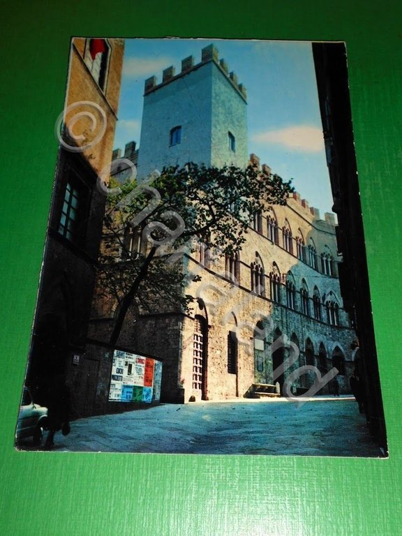 Cartolina Siena - Palazzo Chigi Saracini - Sede Accademia Musicale …