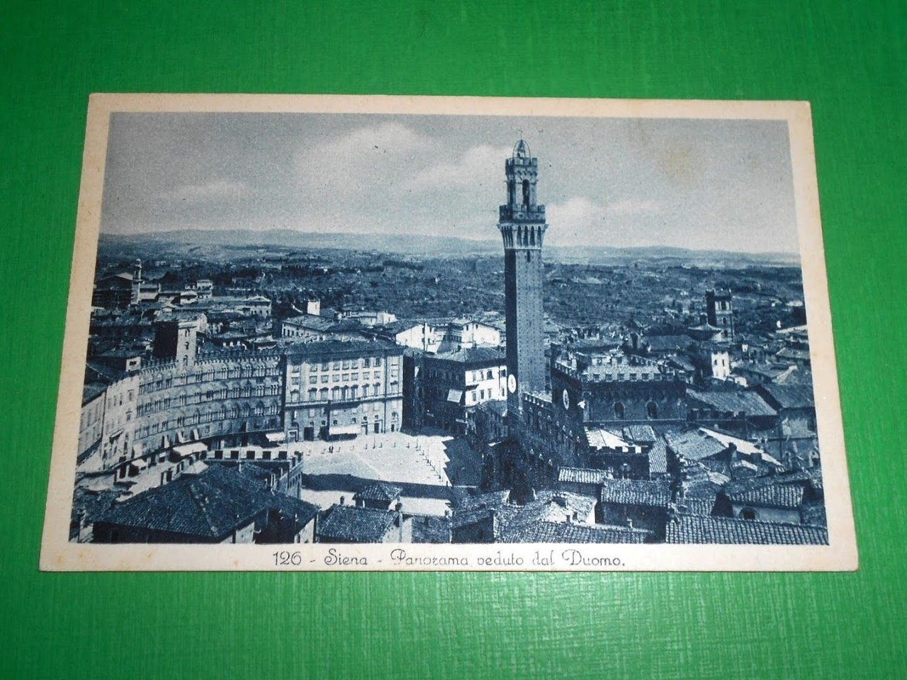 Cartolina Siena - Panorama veduto dal Duomo 1935 ca.