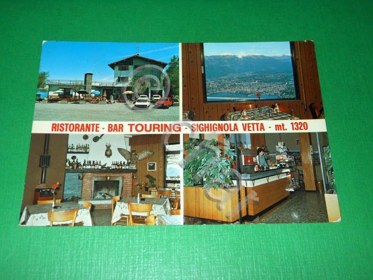 Cartolina Sighignola Vetta - Lanzo d'Intelvi - Ristorante Bar Touring …