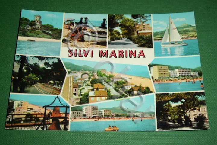 Cartolina Silvi Marina ( Teramo ) - Vedute diverse 1970.