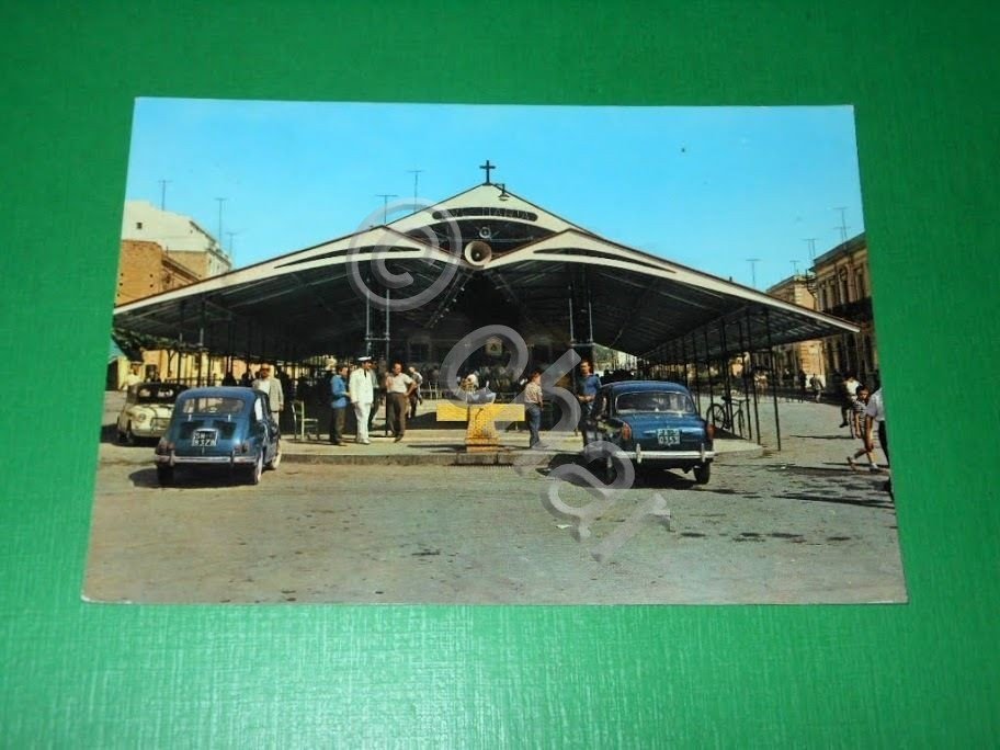 Cartolina Siracusa - Piazza Euripide - Madonna delle Lacrime 1964.