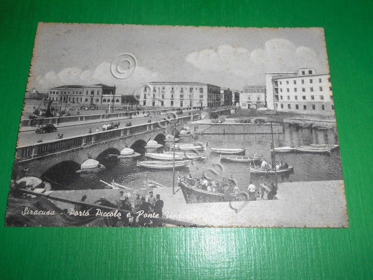 Cartolina Siracusa - Porto Piccolo e Ponte Umberto I 1950 …