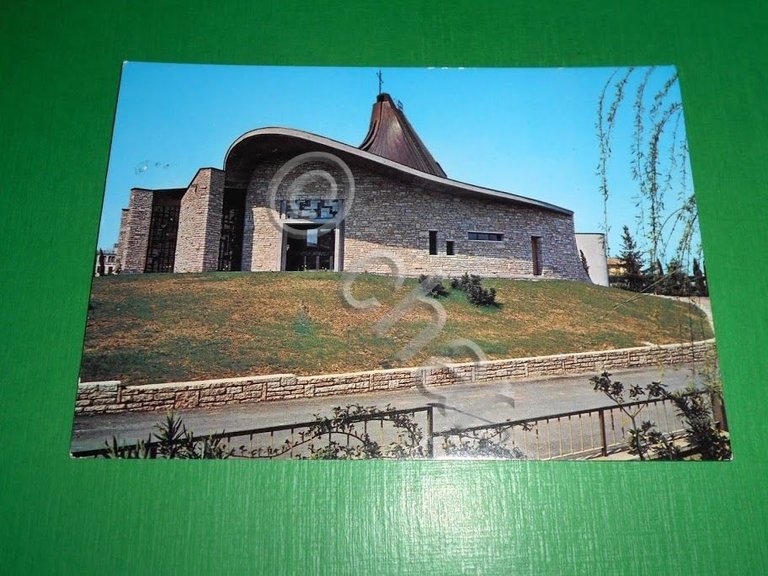 Cartolina Sirmione ( Brescia )- Chiesa Parrocchiale di S. Francesco …