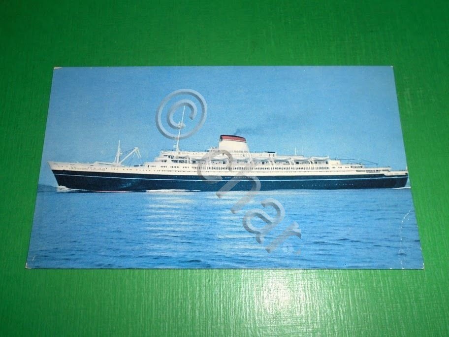 Cartolina Soc. di Navigazione "Italia" (Genova) - T/n Cristoforo Colombo.