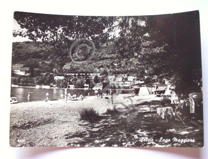 Cartolina Solcio - Lago Maggiore - Panorama 1950 ca.