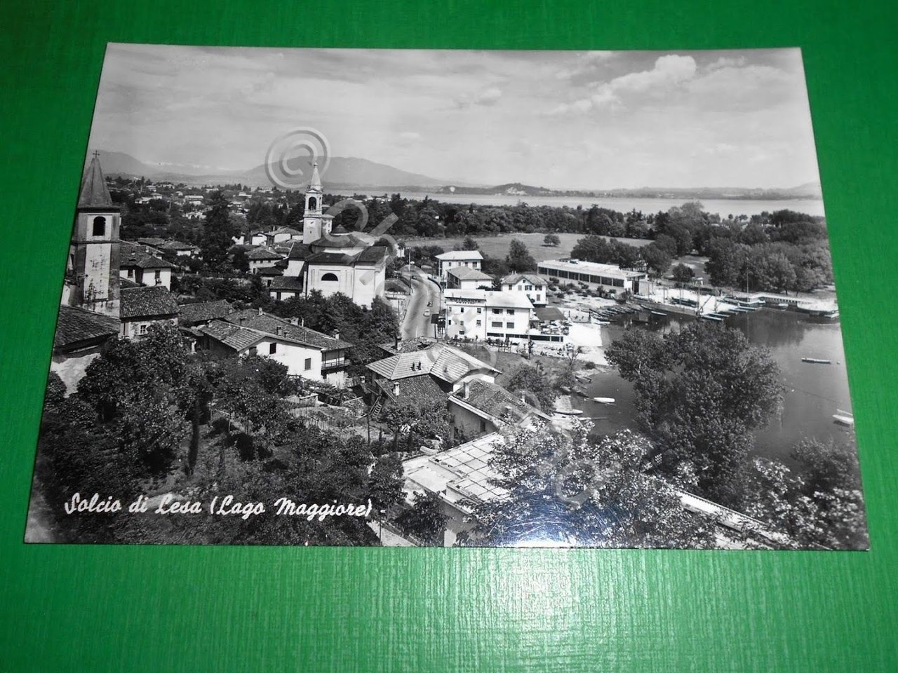 Cartolina Solcio di Lesa ( Lago Maggiore ) - Panorama …