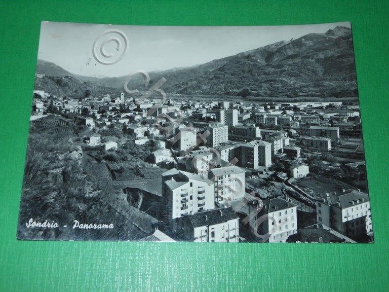Cartolina Sondrio - Panorama 1958 | Immagine Gallery 2