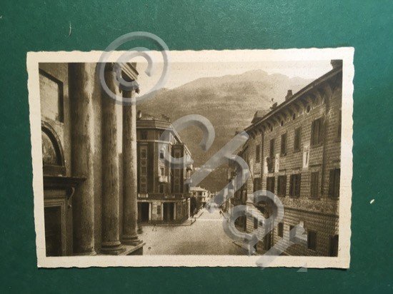 Cartolina Sondrio - Via 25 Aprile - 1930 ca.