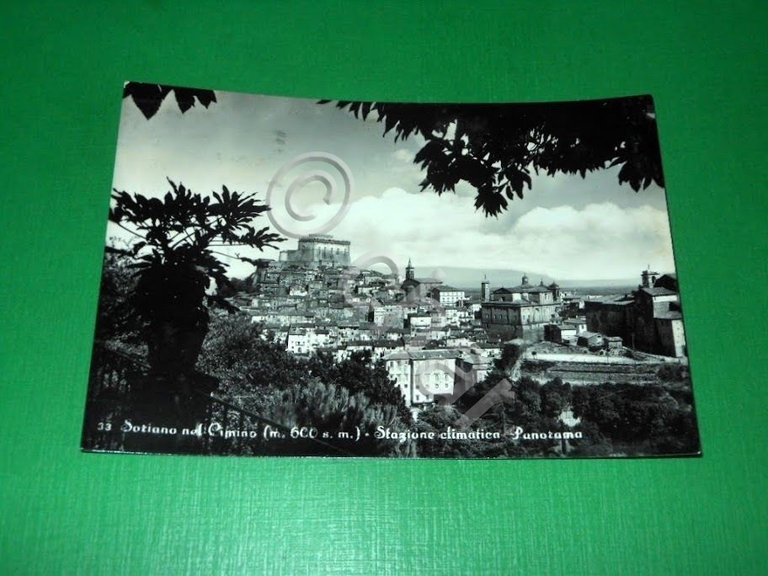 Cartolina Soriano nel Cimino - Panorama 1961