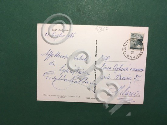 Cartolina Sormano - 1966