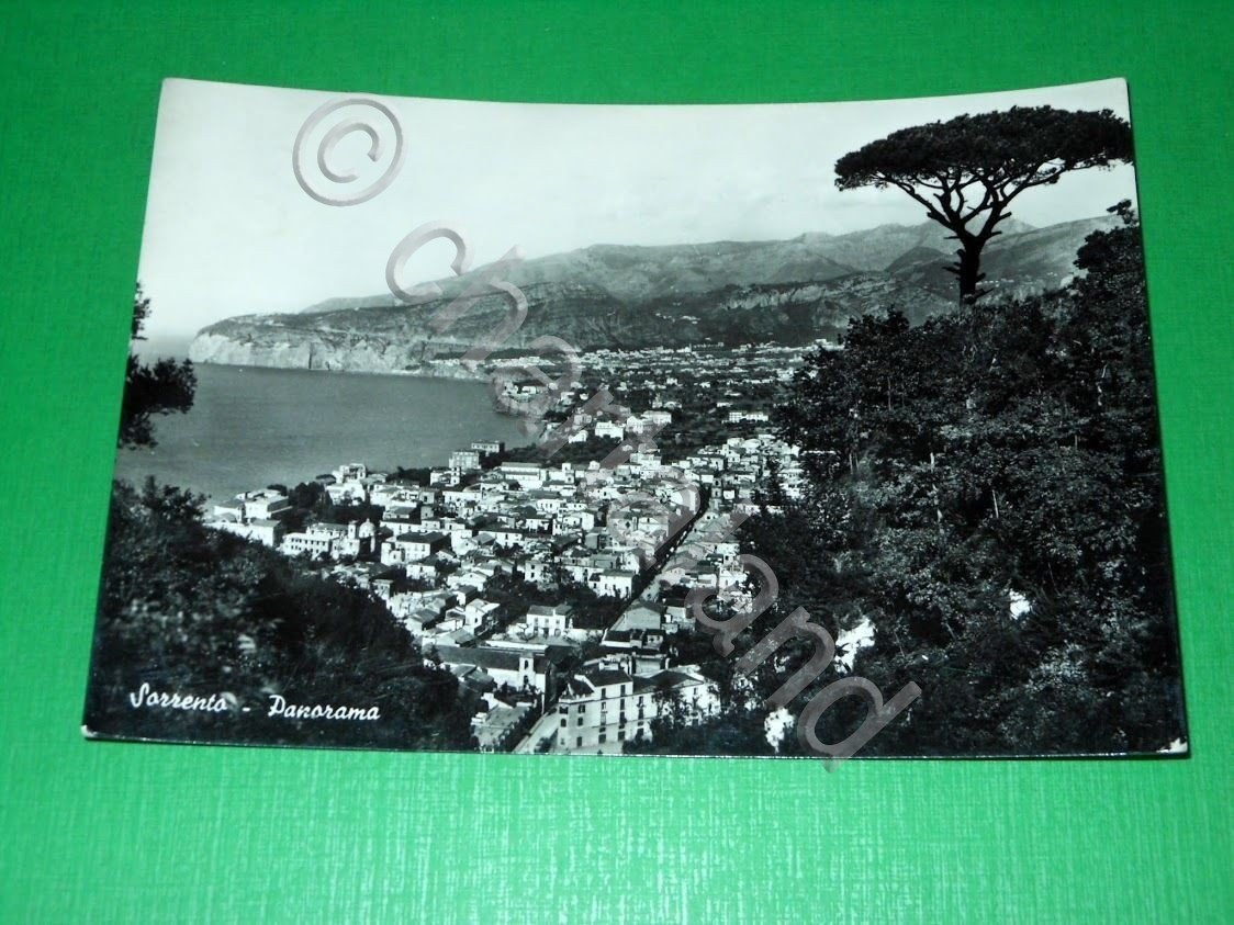 Cartolina Sorrento - Panorama 1959.