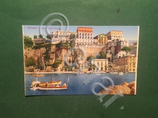 Cartolina Sorrento Grand Hotel Vittoria - 1930 ca.