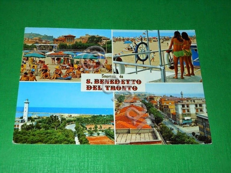 Cartolina Souvenir da S. Benedetto del Tronto - Vedute diverse …