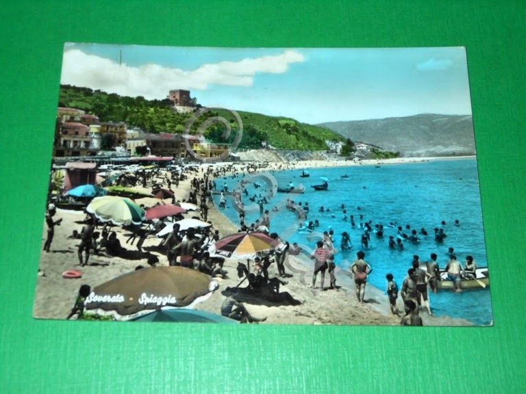 Cartolina Soverato ( Catanzaro ) - Spiaggia 1966 | Immagine Gallery 2