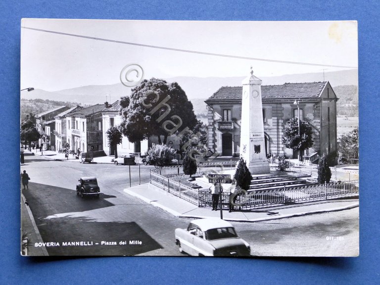 Cartolina Soveria Mannelli - Piazza dei Mille - 1969