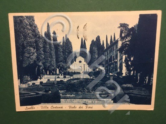 Cartolina Spello - Villa Castanzi - Viale Dei Fiori - …