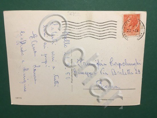 Cartolina Spello - Villa Castanzi - Viale Dei Fiori - …