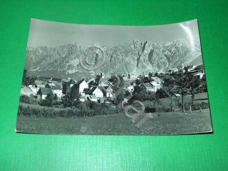 Cartolina Spert d'Alpago - Panorama 1951