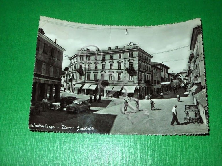 Cartolina Spilimbergo ( Pordenone ) - Piazza Garibaldi 1955