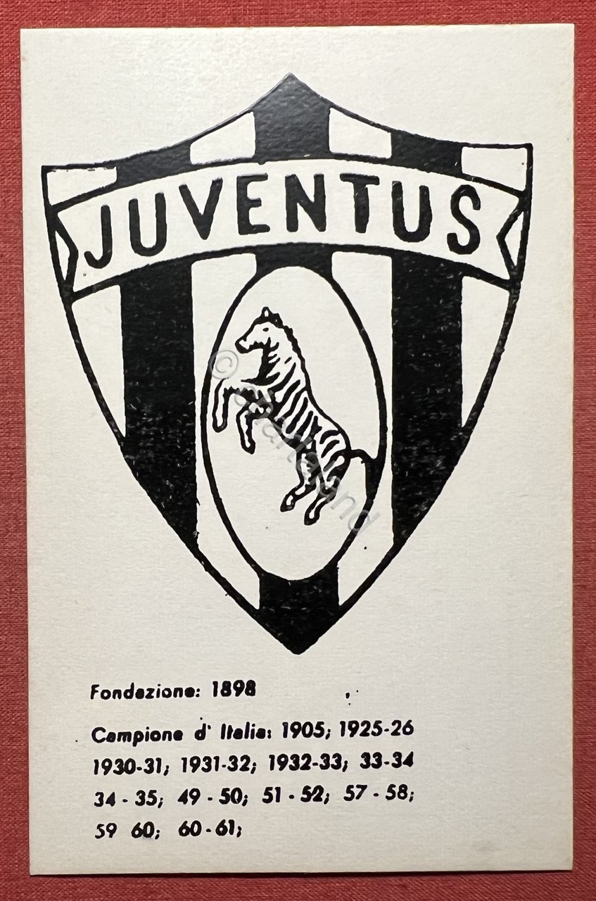 Cartolina Sport Calcio - Juventus - Fondazione 1898 - Campione …