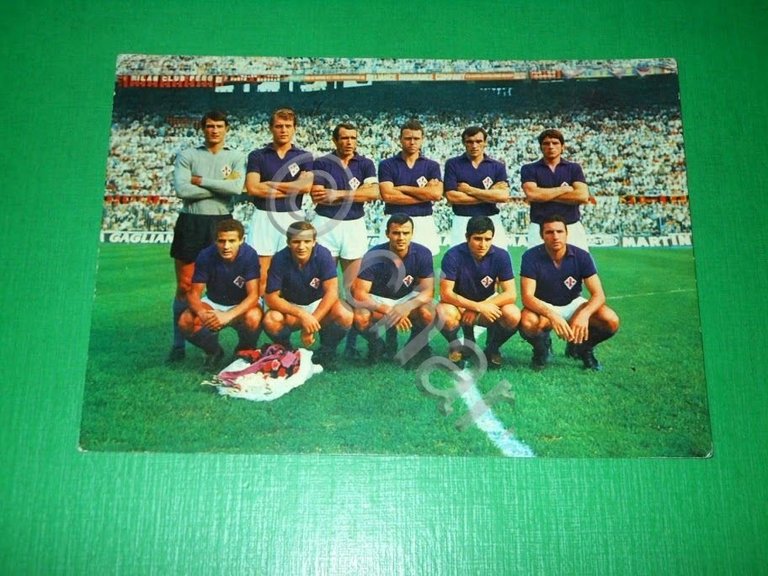 Cartolina Sport Calcio A. C. Fiorentina 1967 / 1968