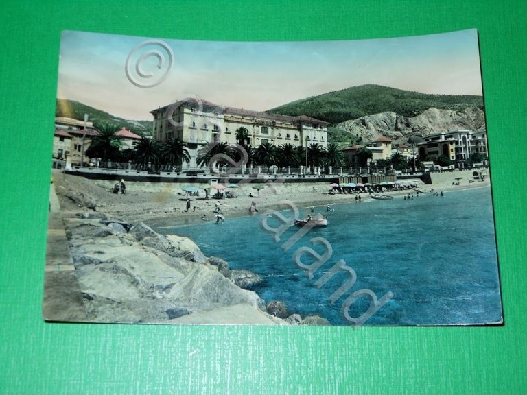 Cartolina Spotorno - Grand Hotel Palace 1955