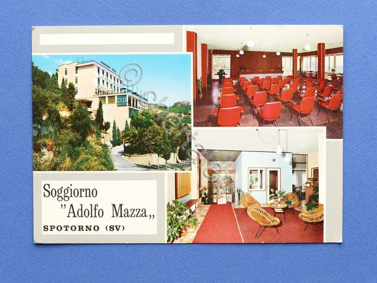 Cartolina Spotorno - Soggiorno Adolfo Mazza - 1974