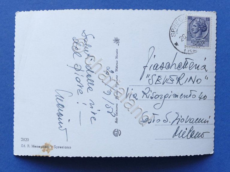 Cartolina Spresiano - Varie vedute - 1958.