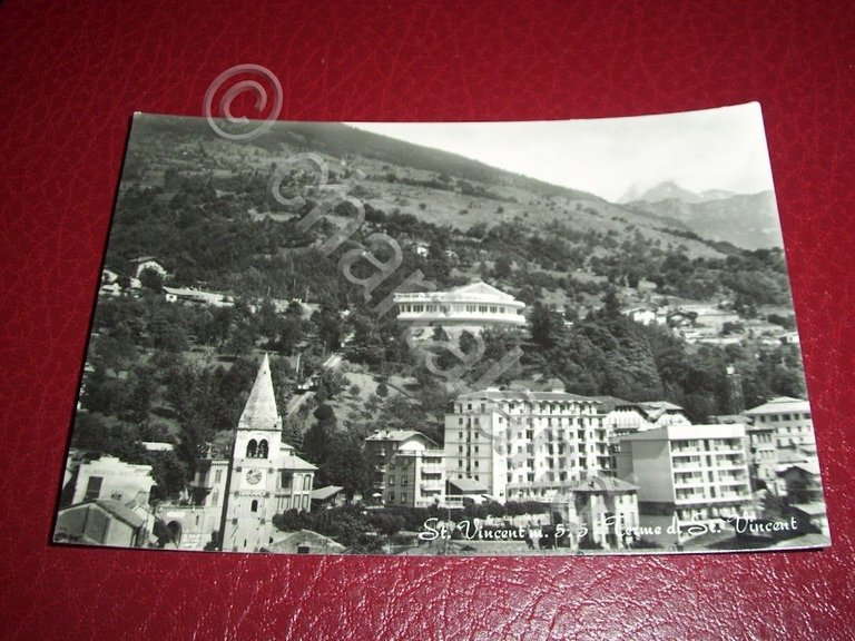 Cartolina St. Vincent - Terme di St. Vincent 1960 | Immagine Gallery 2
