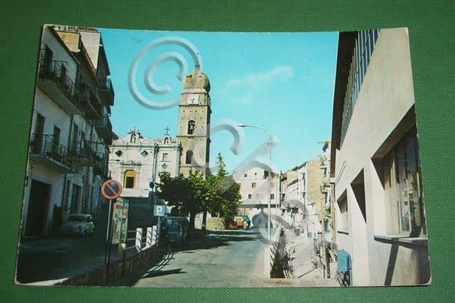 Cartolina Stigliano ( Matera ) - Via Zanardelli 1964 ca.