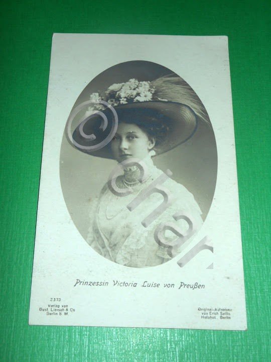 Cartolina Storia - Principessa Vittoria Luisa di Prussia 1910 ca.