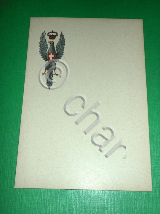 Cartolina Storia Monarchia Araldica Stemma Savoia 1930 ca ( n. …