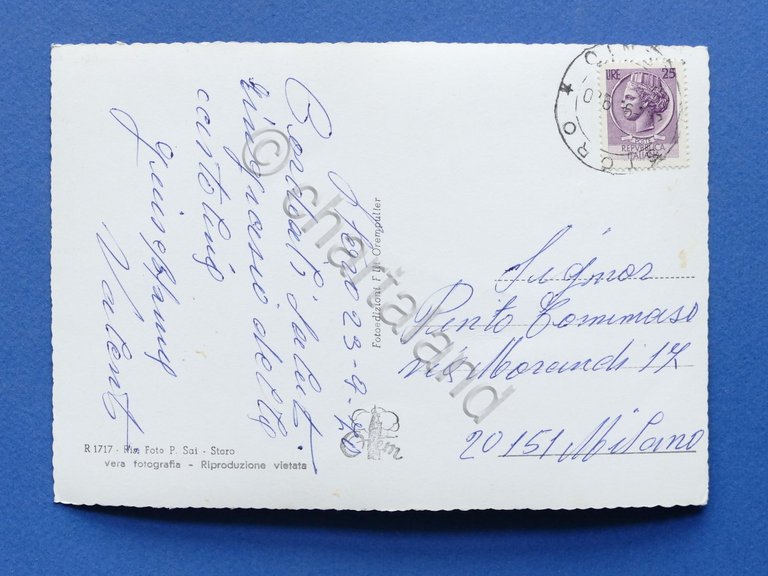 Cartolina Storo - Particolare - 1970