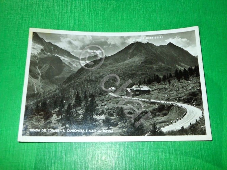 Cartolina Strada del Tonale - R. Cantoniera e Albergo Tonale … | Immagine Gallery 2