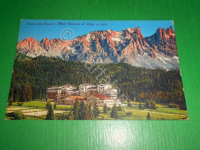 Cartolina Strada delle Dolomiti - Hotel Carezza al Lago 1930 …