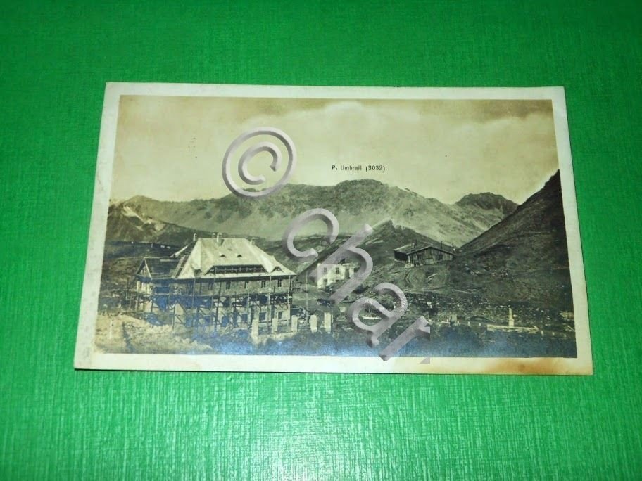 Cartolina Strada dello Stelvio - Giogo 1920 ca.