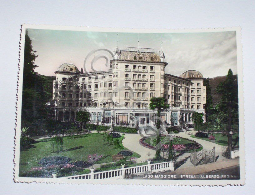Cartolina Stresa -- Albergo Regina -- 1951