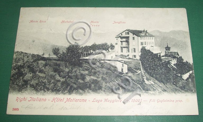 Cartolina Stresa - Righi Italiano - Hotel Mottarone 904