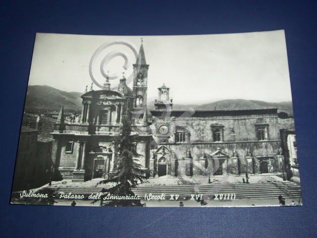 Cartolina Sulmona ( L' Aquila ) - Palazzo dell' Annunziata …